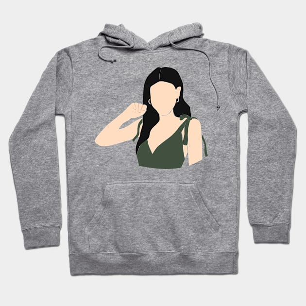 A woman without a face. Hoodie by BlashkaShop